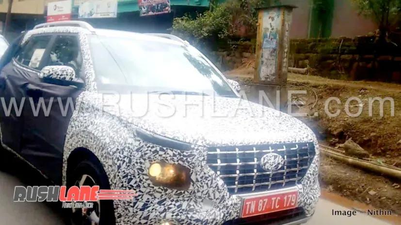 Upcoming Hyundai Subcompact SUV Spotted Testing For The First Time In India