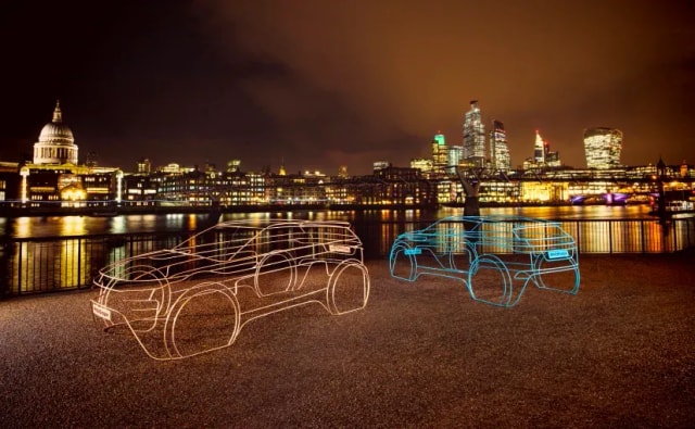 New Land Rover Range Rover Evoque Teased With Wire Sculptures New Land Rover Range Rover Evoque Teased With Wire Sculptures