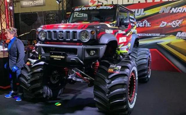 The Suzuki Jimny is cute but the Suzuki Jimny monster truck is, well, a monster!