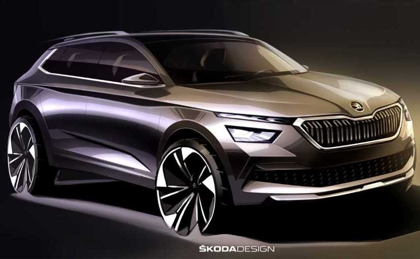Skoda Kamiq Compact SUV Revealed In Sketches Skoda Kamiq Compact SUV Revealed In Sketches