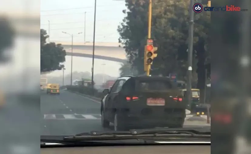 Kia SP2i Concept Based Production SUV Spotted Testing In India Kia SP2i Concept Based Production SUV Spotted Testing In India