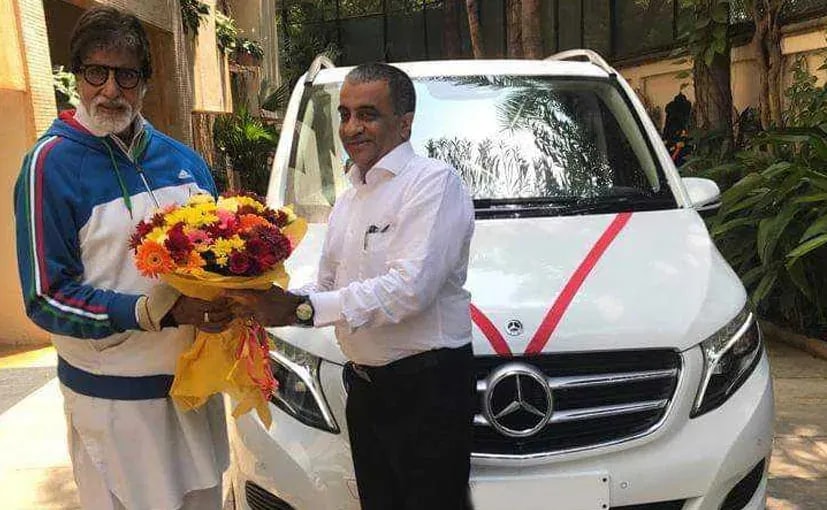 Actor Amitabh Bachchan Adds New Mercedes-Benz V-Class To His Garage Actor Amitabh Bachchan Adds New Mercedes-Benz V-Class To His Garage