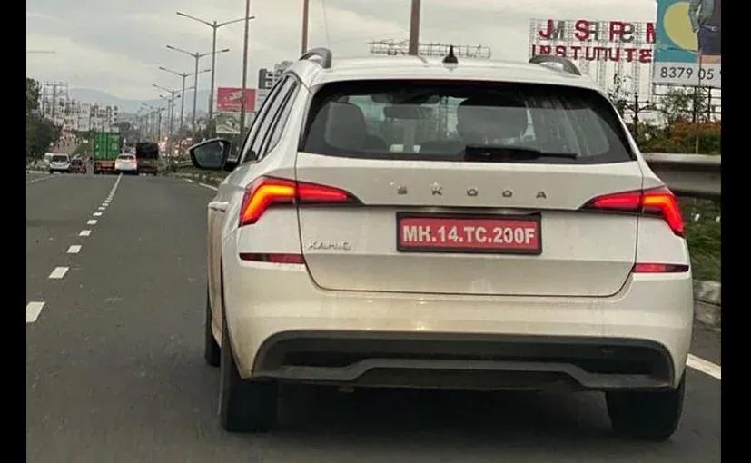 Skoda Kamiq SUV Spotted Testing In India