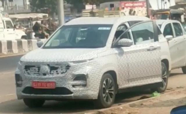Spy photos of a heavily camouflaged test mule of the MG Hector have recently surfaced online. The SUV appears to come with some minor tweaks, which raises the question of whether Morris Garages India has already started working on a mid-life facelift for the SUV.