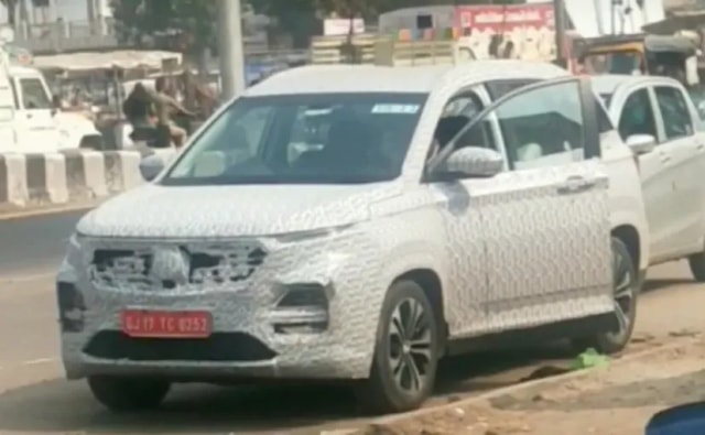 2021 MG Hector Facelift Spotted Testing Again 2021 MG Hector Facelift Spotted Testing Again