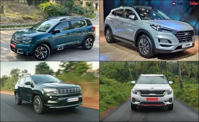 2021 Citroen C5 AirCross vs Hyundai Tucson vs Jeep Compass Facelift vs Kia Seltos: Specification Com 2021 Citroen C5 AirCross vs Hyundai Tucson vs Jeep Compass Facelift vs Kia Seltos: Specification Com