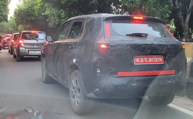 A test mule of the new Maruti Suzuki Grand Vitara has been spotted doing rounds in the Delhi-NCR region just days ahead of its unveil.