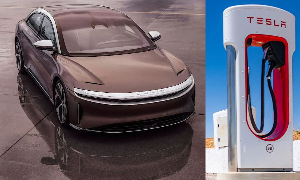 Lucid To Adopt Tesla’s North American Charging Standard From 2025 Lucid To Adopt Tesla’s North American Charging Standard From 2025