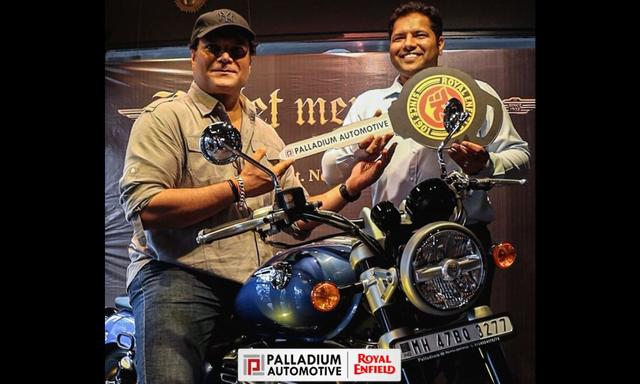Actor Dayanand Shetty Of CID Fame Brings Home The Royal Enfield Super Meteor 650