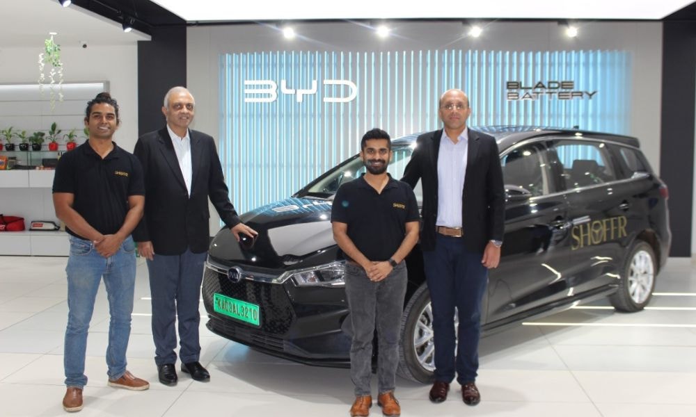 BYD India Partners With Shoffr To Deliver 50 e6 Electric MPV In Bengaluru BYD India Partners With Shoffr To Deliver 50 e6 Electric MPV In Bengaluru