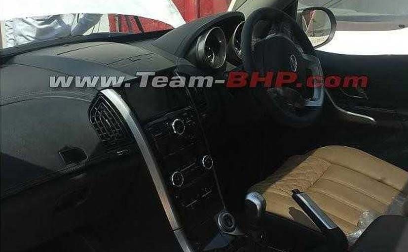 Mahindra XUV500 Facelift Interior Spied Mahindra XUV500 Facelift Interior Spied
