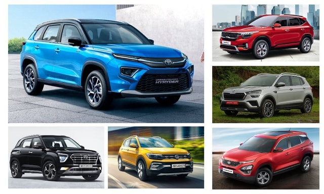 Toyota Urban Cruiser Hyryder Vs Hyundai Creta Vs VW Taigun Vs Rivals - Spec Comparison Toyota Urban Cruiser Hyryder Vs Hyundai Creta Vs VW Taigun Vs Rivals - Spec Comparison