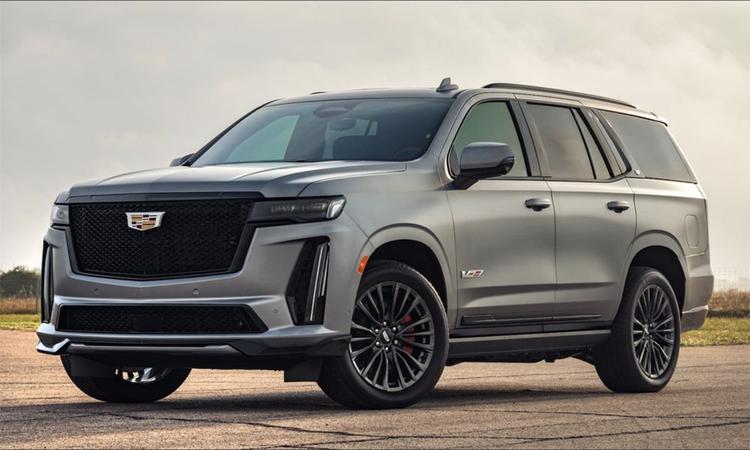 Hennessey Performance's upgrade for the 2023 Cadillac Escalade-V delivers a power boost, elevating its horsepower from 682 to 1005 and 1196 Nm of torque