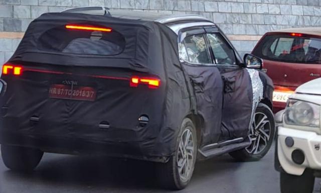 2024 Hyundai Creta Facelift: Latest Spy Shots Reveal Connected LED Taillights