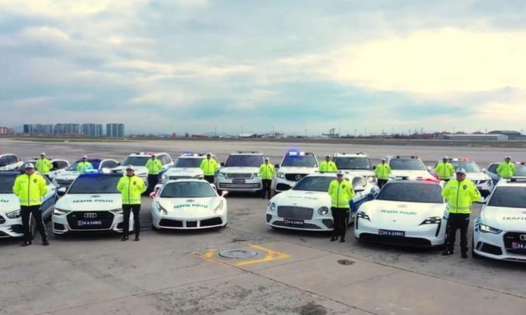 The Turkish Police Department now has a fleet of performance cars, from Ferraris to Bentleys, thanks to a drug trafficking appropriation.