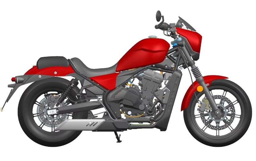 Moto Morini 650 cc Cruiser Revealed In Design Filings Moto Morini 650 cc Cruiser Revealed In Design Filings