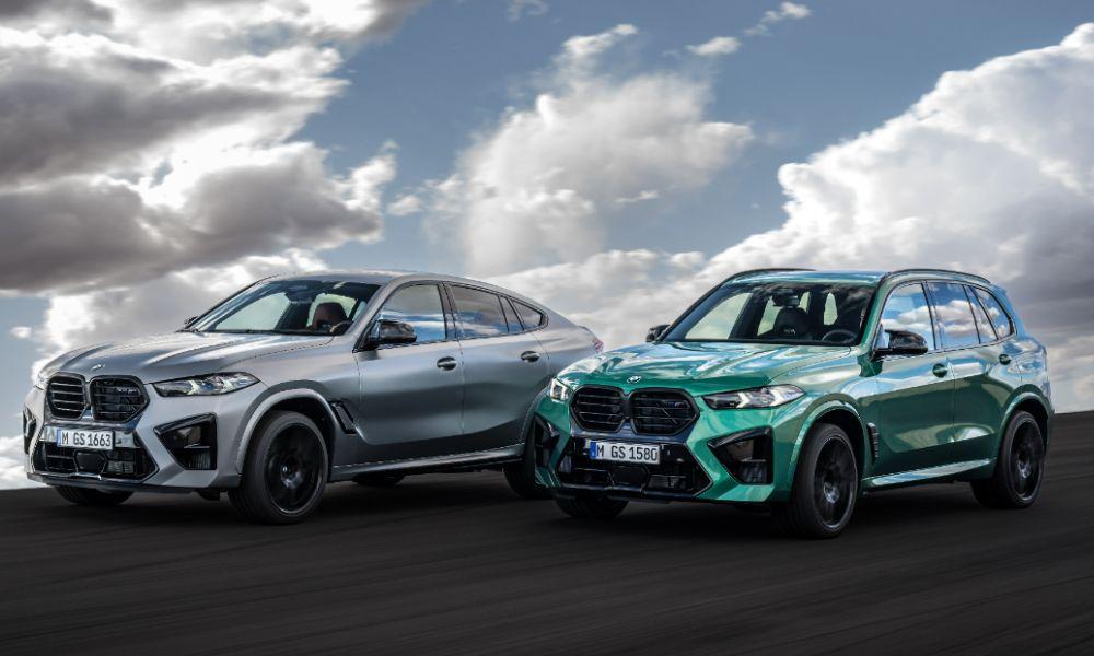 BMW X5 M, X6 M Competition Facelift Revealed; Gain Mild-Hybrid V8 Engines