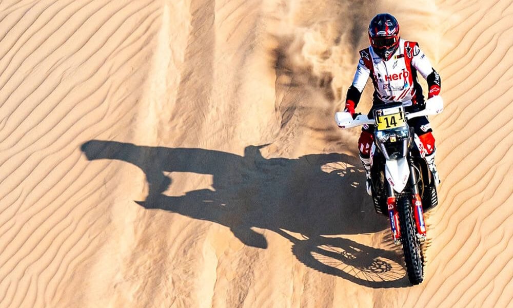 Hero Motosports Finishes On The Podium In The 1st Stage Of Abu Dhabi Desert Challenge 2023 Hero Motosports Finishes On The Podium In The 1st Stage Of Abu Dhabi Desert Challenge 2023