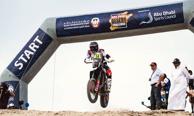The duo of riders finished fifth and seventh in the Prologue Stage competing in the rally class
