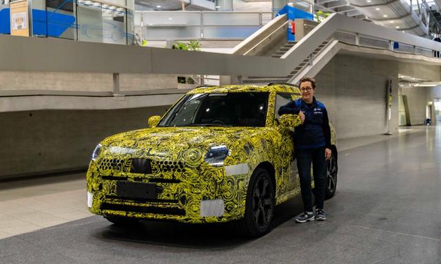 The car will be the very first Mini to be fully produced at the BMW Group plant in Leipzig 