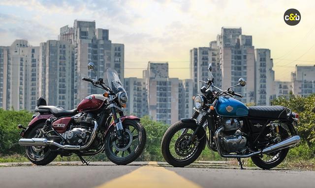 Two hot models in the midsize segment, two siblings, with a dash of rivalry between them! Which one to choose? The new Royal Enfield Super Meteor 650 Cruiser or the OG Interceptor 650? We are here to help. 