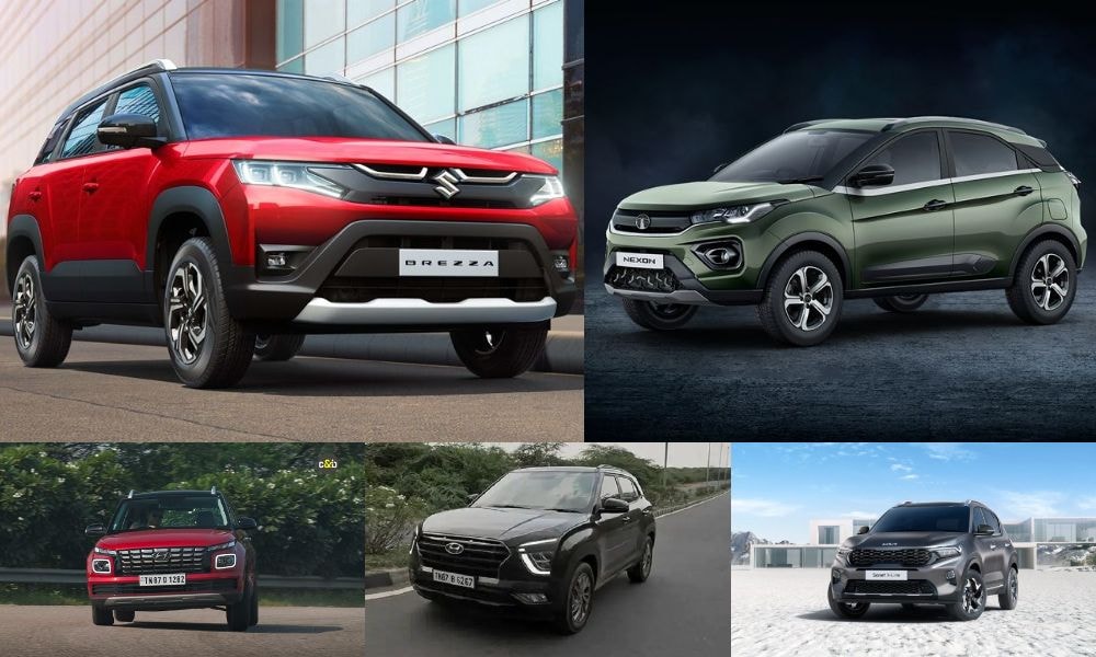 Top 5 SUVs Sold In India In February 2023 Top 5 SUVs Sold In India In February 2023