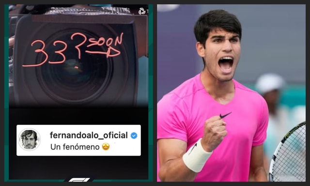 F1: Tennis Pro Alcaraz Thinks Alonso’s 33rd GP Victory May Come Soon F1: Tennis Pro Alcaraz Thinks Alonso’s 33rd GP Victory May Come Soon