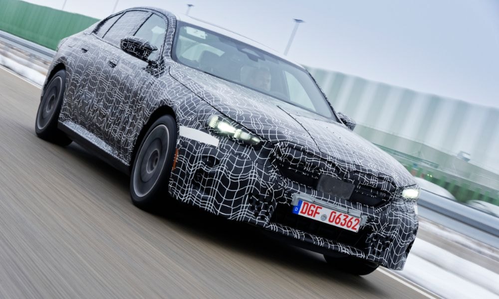 BMW 5 Series Spotted Testing In The Snow BMW 5 Series Spotted Testing In The Snow