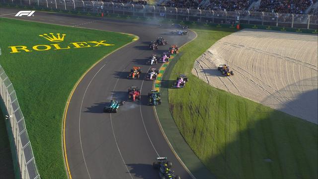 F1: Verstappen Battles Hamilton To Win A Chaotic Australian GP