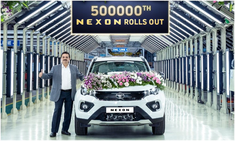 Tata Nexon Crosses 5 Lakh Units Production Milestone Tata Nexon Crosses 5 Lakh Units Production Milestone
