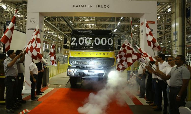 Daimler India Commercial Vehicles has sold 18,470 units domestically, while 11,000 units have been exported overseas