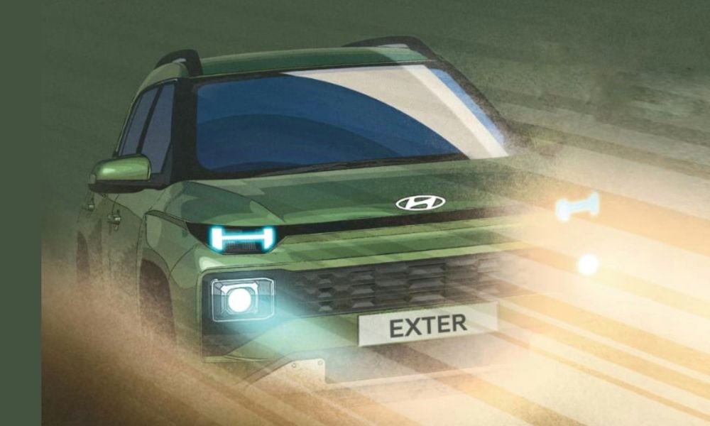 Hyundai Exter Micro-SUV Previewed In Official Design Sketch Ahead Of Global Debut Hyundai Exter Micro-SUV Previewed In Official Design Sketch Ahead Of Global Debut