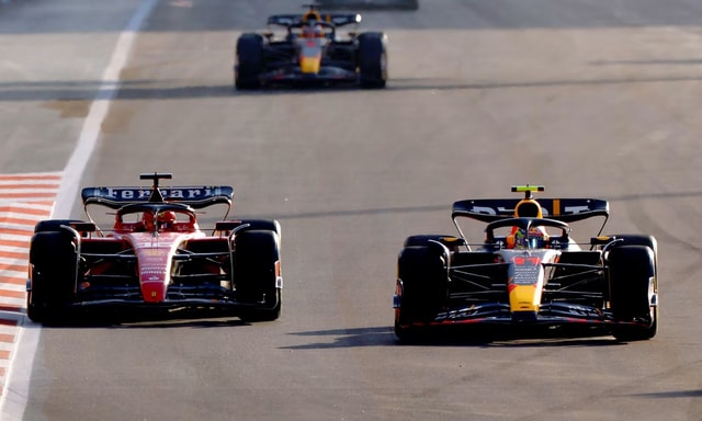 F1: Perez Snatches Baku Sprint Race Win From Leclerc, Verstappen Tangles With Russel F1: Perez Snatches Baku Sprint Race Win From Leclerc, Verstappen Tangles With Russel