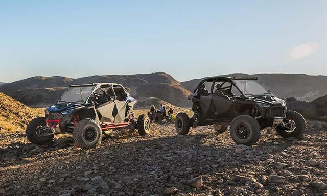 The Polaris RZR Pro R 4 Ultimate is equipped with a powerful 2.0-litre four-cylinder petrol engine and boasts impressive features.