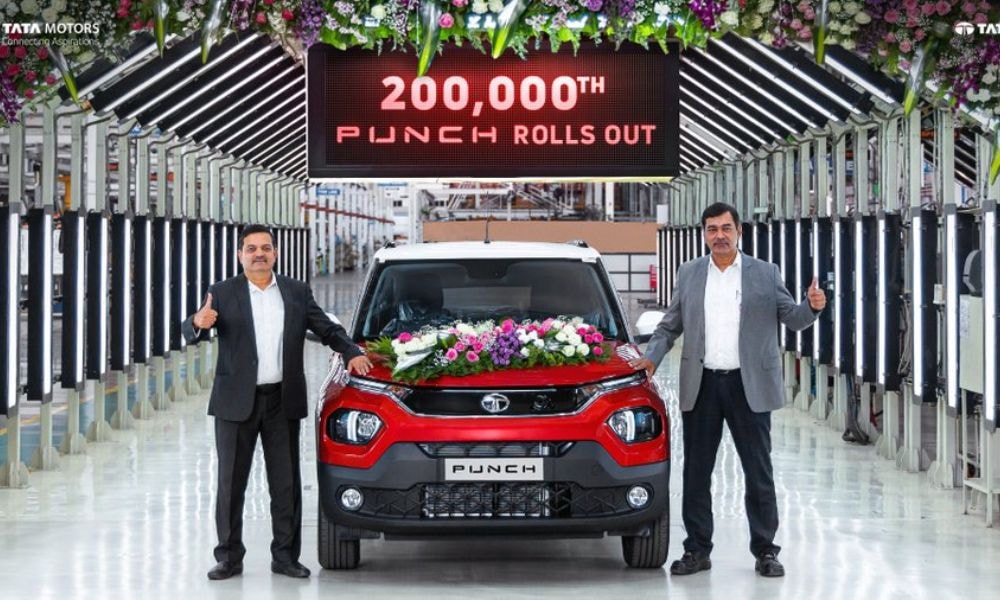 Tata Punch Crosses 2 Lakh Units Production Milestone Tata Punch Crosses 2 Lakh Units Production Milestone