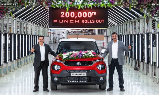 Tata Punch Crosses 2 Lakh Units Production Milestone Tata Punch Crosses 2 Lakh Units Production Milestone