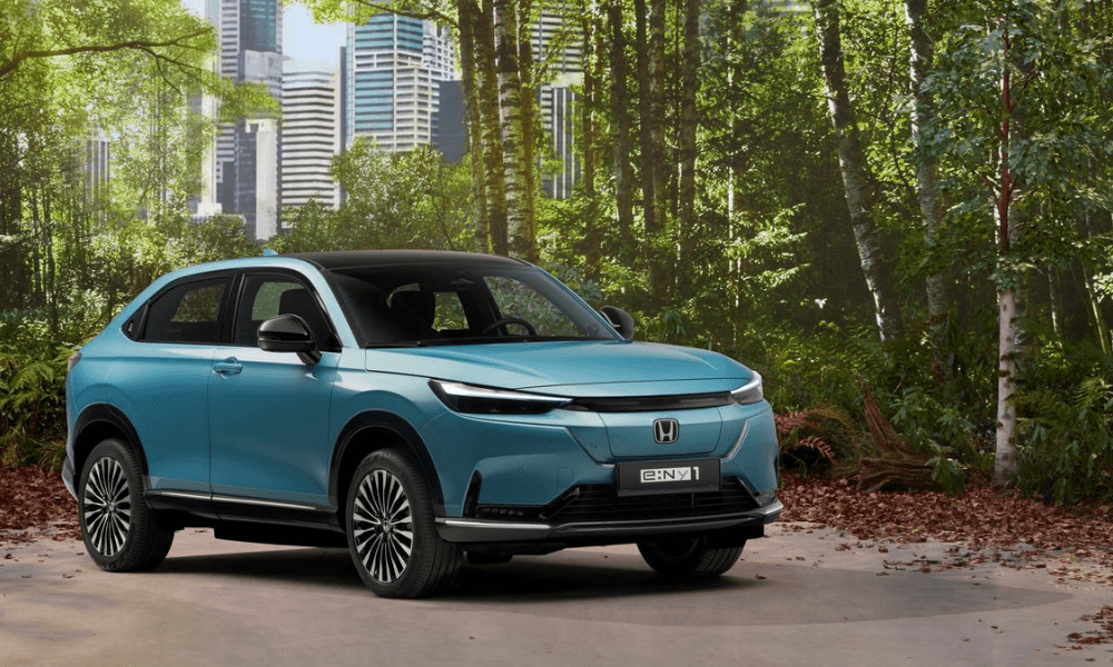 Honda e:Ny1 Electric SUV Debuts With 201 bhp, 412 km Range Honda e:Ny1 Electric SUV Debuts With 201 bhp, 412 km Range