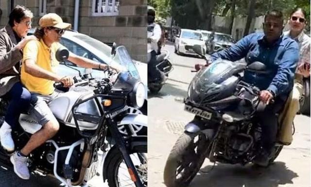 अमिताभ बच्चन और अनुष्का शर्मा को बिना हेलमेट बाइक की सवारी करना पड़ा भारी, मुंबई पुलिस ने काटा चालान  