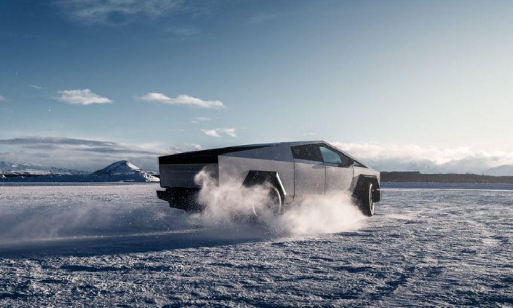 Tesla Cybertruck Spotted Testing In Snow