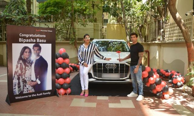 Actor Bipasha Basu Takes Delivery Of Her Brand New Audi Q7