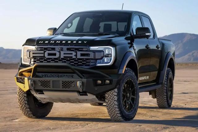 Pickup truck gets a range of performance upgrades that include a high-flow intake system, a larger front-mounted intercooler with a blow-off valve, and upgraded engine management software