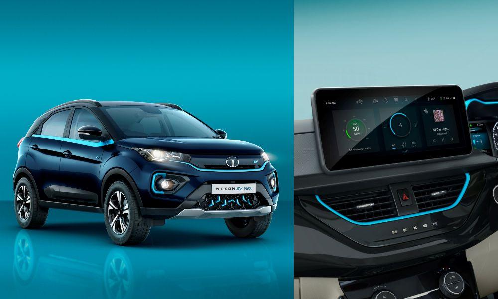 Tata Nexon EV Max XZ+ Lux Gets Upgraded 10.25-inch Touchscreen