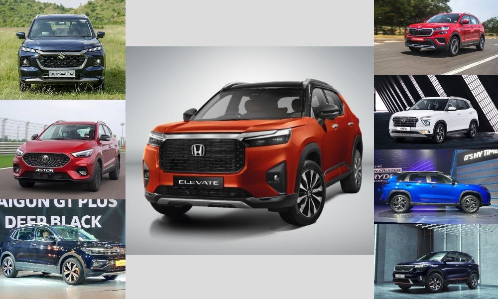 Honda Elevate vs Rivals: Specifications Comparison Honda Elevate vs Rivals: Specifications Comparison