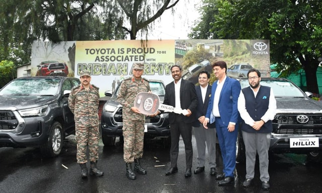 Toyota Hilux Delivered To Indian Army Toyota Hilux Delivered To Indian Army