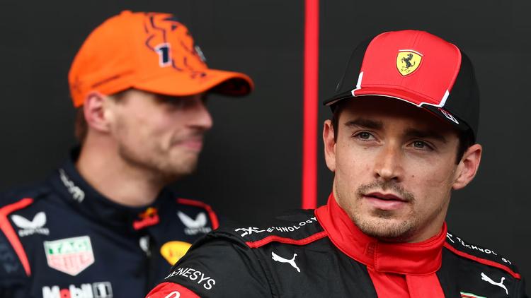 In a tricky qualifying session at Spa-Francorchamps, Verstappen gapped the field but due to a gearbox penalty, Ferrari’s Charles Leclerc will start on pole