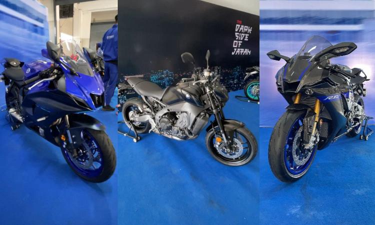 The bikes were showcased during a Yamaha Track Day event for customers at Madras International Circuit in Chennai