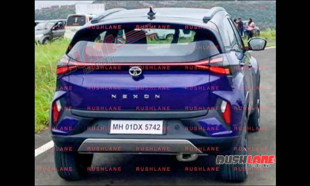 Tata Nexon Facelift Spied Undisguised Ahead Of Debut Tata Nexon Facelift Spied Undisguised Ahead Of Debut