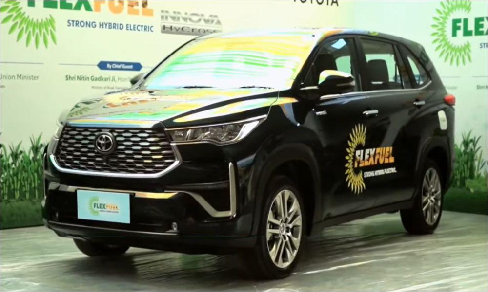 Toyota Innova Hycross Flex-Fuel Hybrid MPV Makes World Premiere In India