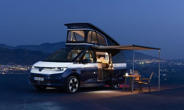 The new California concept is based on the Volkswagen T7 Multivan and is underpinned by the MQB platform