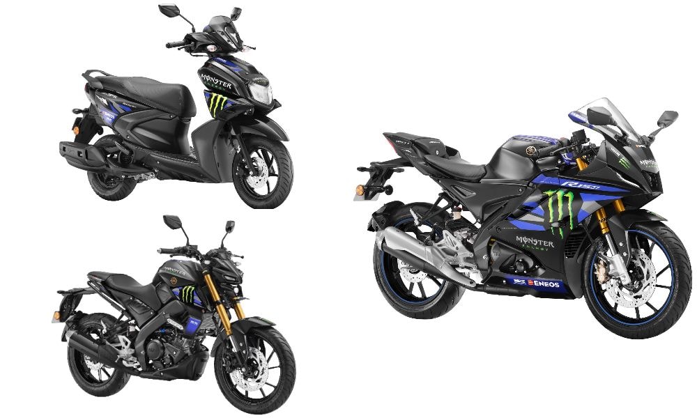 Yamaha R15M, MT-15 and Ray ZR 125 MotoGP Editions Launched Ahead Of Inaugural Bharat GP Yamaha R15M, MT-15 and Ray ZR 125 MotoGP Editions Launched Ahead Of Inaugural Bharat GP